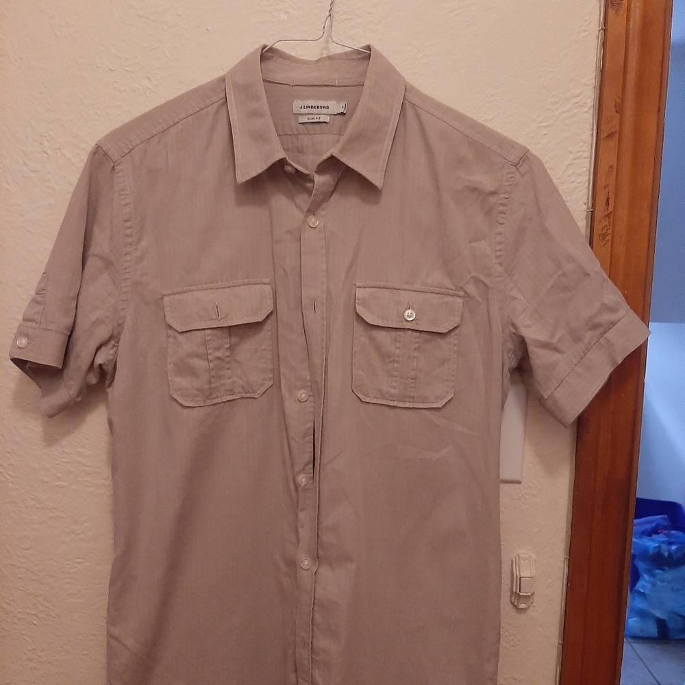 J Lindberg short sleeve button shirt
